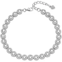 Agato Elegante pulseira em prata com zircónias AGB769/21