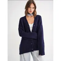 MixRay Casaco de malha 'Strickjacken' navy