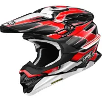 Shoei VFX-WR 06 Sparkle Capacete Preto/Vermelho/Branco L