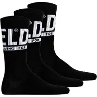 Diesel Meias 'SKM-Ray' cinzento claro / preto