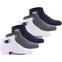 Champion Meias azul escuro / acinzentado / vermelho / branco
