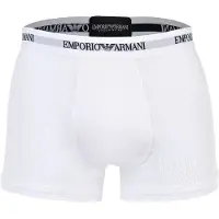 Emporio Armani para homem. EM000259_AF14132 Set 3 Boxers de malha elástica de algodão Essential branco (M), Homewear