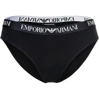 Emporio Armani para mulher. EW000403_AF13033 Conjunto de 2 cuecas Marca black (L), Preto, Homewear, Algodão