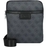 GUESS , Vezzola, Bolsa de Ombro em Tecido, Preta, 19 x 24 x 2 cm, Feminina