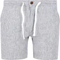 Superdry para homem. M7110520A Calções Merchant Linen cinzento claro (M), Casual, Cinza, Linho
