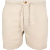 Superdry para homem. M7110520A Shorts Merchant Linen bege (XL), Casual, Linho
