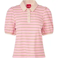 Crãs Top ' Kleocras ' bege / cor-de-rosa