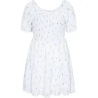 Mymo Vestido azul claro / branco