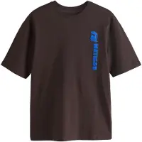 Next Camisa 'Künstler' azul / chocolate