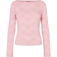 Crãs Top ' Lettiecras ' cor-de-rosa