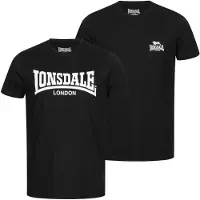 Lonsdale Camisa 'Torbay' preto / branco
