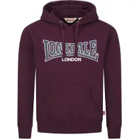 Lonsdale Sweatshirt 'Sellan' safira / bordeaux / branco