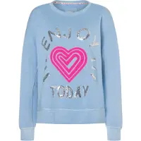 LIEBLINGSSTÜCK Sweatshirt 'BibiL' azul / rosa / prata
