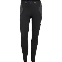 Adidas Calças de desporto 'Techfit Workout Color Block 7/8' cinzento / preto / branco