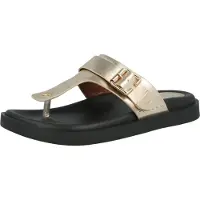 Pepe Jeans para mulher. PLS900023 Sandálias Sade Urban douradas (39), Ouro, Plano, Nenhum, Casual