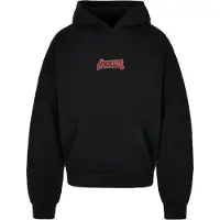 MJ Gonzales Sweatshirt 'Ornament of Ashes' cinzento / vermelho / preto / branco