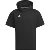 Adidas Sweatshirt de desporto 'Dugout' preto / branco