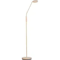 FISCHER&HONSEL GMBH Candeeiro de pé LED Sorento, altura 138 cm, cor areia, metal, CCT