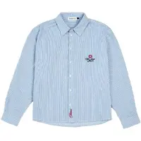 Prohibited Camisa 'The Swiss Yuppie' azul / branco