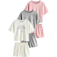 Next Pijama cinzento / cor-de-rosa / branco
