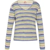 Usha Pullover azul / amarelo