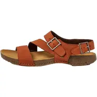 Art unisex. 109997MH0003_006 Sandálias de couro 0999 I Breathe laranja (44), Plano, Fivela, Casual