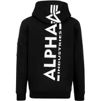 Alpha industries Sweatshirt 'Backprint' preto