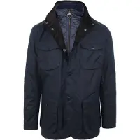 Barbour - Casacos - Ogston Wax Jacket Navy para Homem - Tamanho S