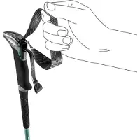 LEKI - Bastões caminhada / trekking - Makalu Lite para Unissexo - Cinzento