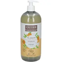 Cattier Gel de duche biológico com aloé vera, clementina, flor de laranjeira, 1 litro