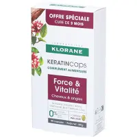 Klorane Keratincapsule Forza Vitalità 3x30 capsule — Integratore