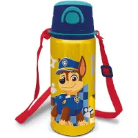 Stor Garrafa De Alumínio Com Alça Menino Resgate Filhotes Patrulha Pata 730ml