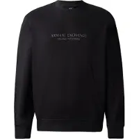 Armani Exchange Sweatshirt cinzento escuro / preto