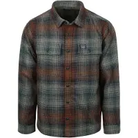 Superdry para homem. M4011050A Camisa verde Miller (XXL), Casual, Poliéster, Manga comprida
