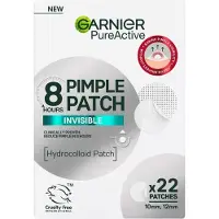 Garnier Pure Active Pimple Patch - Adesivos hidrocolóides invisíveis para espinhas - 22,0 pares