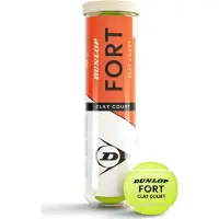Dunlop Caixa De 4 Bolas De Tênis Tb Fort Para Terra Batida
