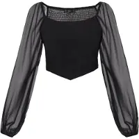 Faina Blusa preto