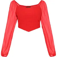 Faina Blusa vermelho