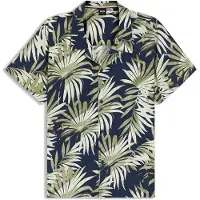 BOSS para homem. 50535793 Camisa Beach bege (M), Casual, Viscoso, Manga curta