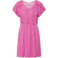 Ichi Vestido de verão 'IHAYA' rosa / branco