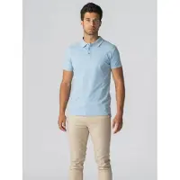TeeShoppen Camisa ' Muscle Polo ' azul