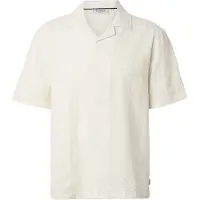 INDICODE JEANS Camisa 'Waves' marfim