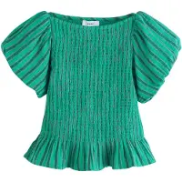 Next Blusa esmeralda / verde escuro / rosa