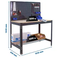 Simonwork (bancos De Trabajo) Bancada De Trabalho Bt2 1445x1510x610 Mm