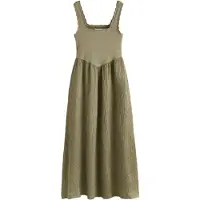 Next Vestido de verão cáqui