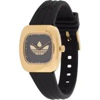 Adidas Originals Relógios analógicos 'Retro Wave One' ouro / preto