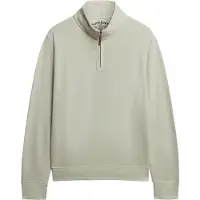 Superdry para homem. M2014346A Sweatshirt com meia cremalheira Classic Essential bege (XXL), Casual, Algodão