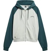 Superdry para mulher. W2012287A Sweatshirt Essential Logo verde (L), Casual, Algodão