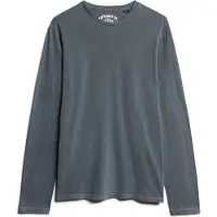 Superdry para homem. M6010879A Camisola Classic Essential cinzenta (S), Casual, Cinza, Algodão, Manga comprida