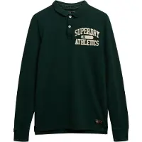 Superdry para homem. M1110440A Polo essencial verde (S), Casual, Algodão, Manga curta